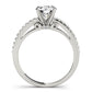 ENGAGEMENT RINGS SINGLE ROW PRONG