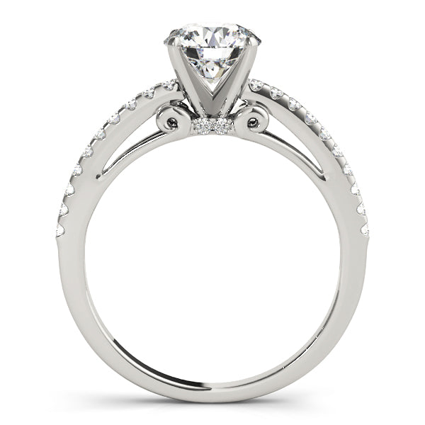 ENGAGEMENT RINGS SINGLE ROW PRONG