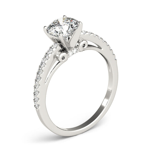 ENGAGEMENT RINGS SINGLE ROW PRONG