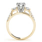 ENGAGEMENT RINGS 3 STONE ROUND