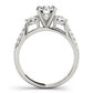ENGAGEMENT RINGS 3 STONE ROUND