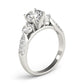 ENGAGEMENT RINGS 3 STONE ROUND