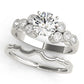 Cluster Sides Milgrain Engagement Rings