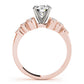 Cluster Sides Milgrain Engagement Rings