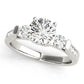 ENGAGEMENT RINGS 3 STONE ROUND