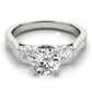ENGAGEMENT RINGS 3 STONE ROUND