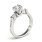 ENGAGEMENT RINGS 3 STONE ROUND