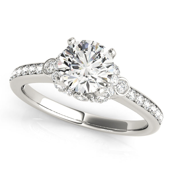 ENGAGEMENT RINGS CLUSTER SIDES