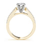 Split Band Cathedral Engagement Ring