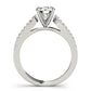 Split Band Cathedral Engagement Ring