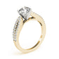 Split Band Cathedral Engagement Ring