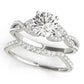 Bypass Multirow Twisted Engagement Ring