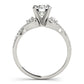 Bypass Multirow Twisted Engagement Ring
