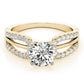 Multirow Split Shank Engagement Ring