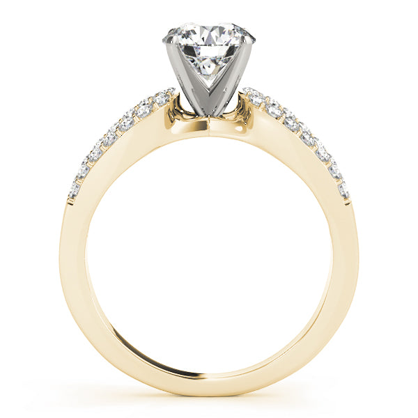 Multirow Split Shank Engagement Ring