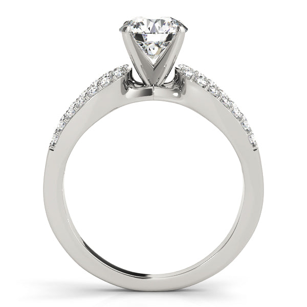 Multirow Split Shank Engagement Ring