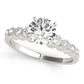 Vintage-Inspired Bezel Set Engagement Ring