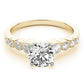 Vintage-Inspired Bezel Set Engagement Ring