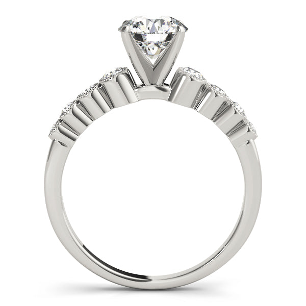 Vintage-Inspired Bezel Set Engagement Ring