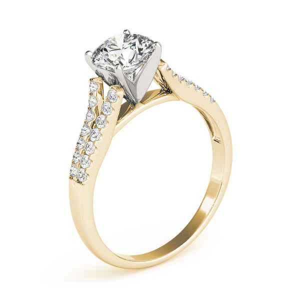 Split Shank Engagement Ring