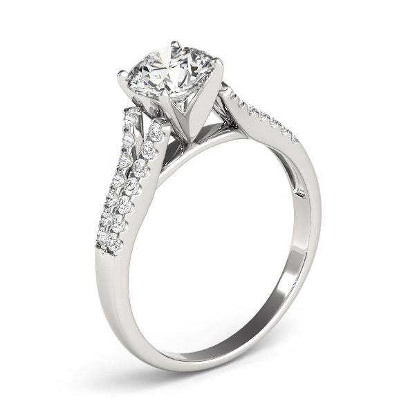 Split Shank Engagement Ring