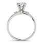 Bypass Single Row Engagement Ring