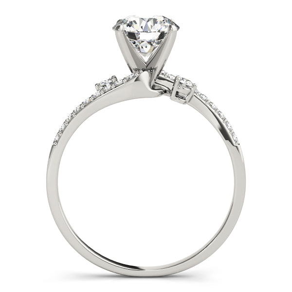 Bypass Single Row Engagement Ring