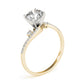 Bypass Single Row Engagement Ring