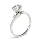 Bypass Single Row Engagement Ring