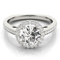 ENGAGEMENT RINGS HALO ROUND