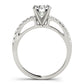 Single Row Prong Engagement Ring