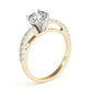Single Row Prong Engagement Ring