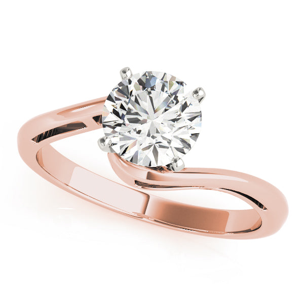 Bypass Solitaire Engagement Ring