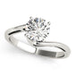 Bypass Solitaire Engagement Ring