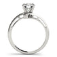 Bypass Solitaire Engagement Ring