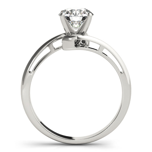 Bypass Solitaire Engagement Ring