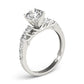 Single Row Prong Engagement Ring