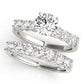 Single Row U-Prong Engagement Rings
