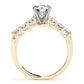 Single Row U-Prong Engagement Rings