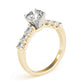 Single Row U-Prong Engagement Rings