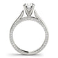 Accented Trellis Engagement Ring