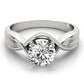 Solitaire Twisted Shank Engagement Rings