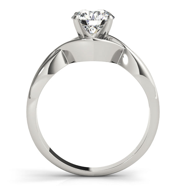 Solitaire Twisted Shank Engagement Rings