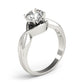 Solitaire Twisted Shank Engagement Rings