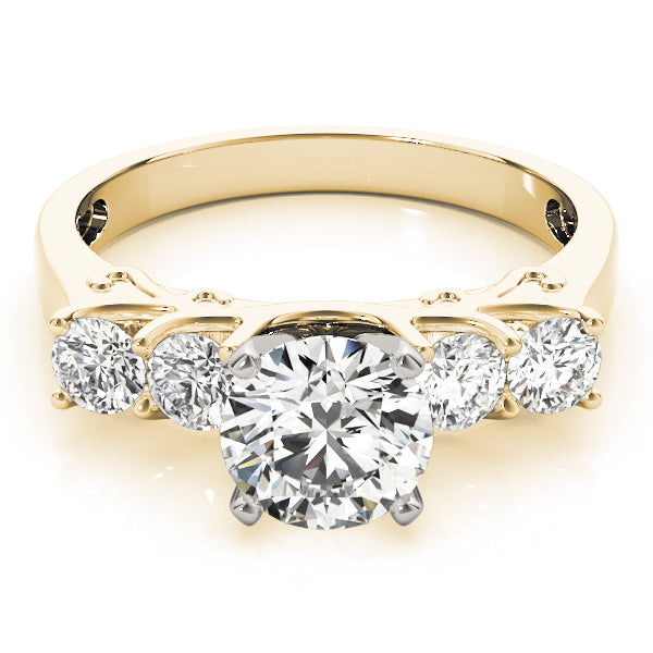 ENGAGEMENT RINGS SINGLE ROW PRONG