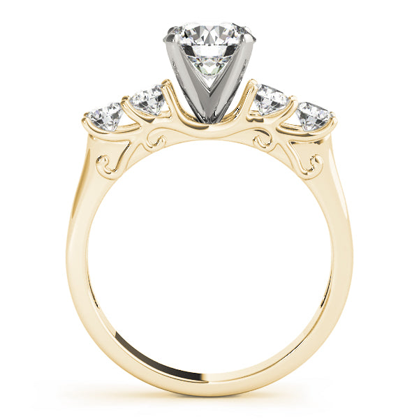 ENGAGEMENT RINGS SINGLE ROW PRONG