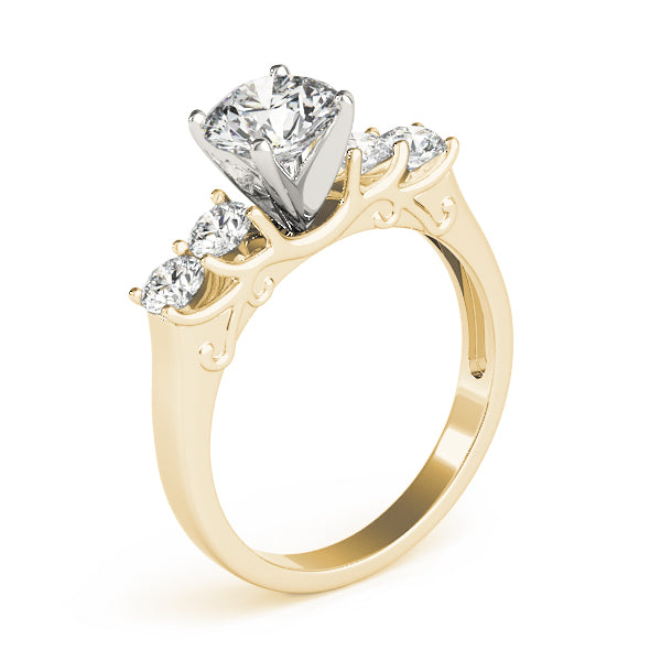 ENGAGEMENT RINGS SINGLE ROW PRONG