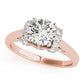 Solitaire Plus Round Engagement Ring