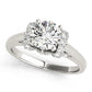 Solitaire Plus Round Engagement Ring