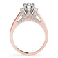 Solitaire Plus Round Engagement Ring